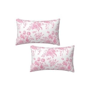 🩷Floral Pink Pillowcase Set